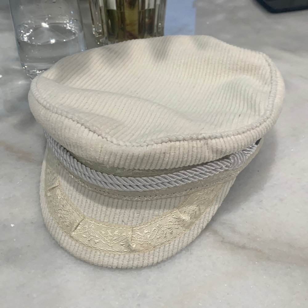 Brixton White Hat 7 1/4 (58 cm) Size M